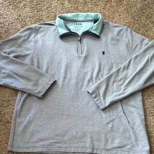 IZOD quarter zip pullover. Size XL
